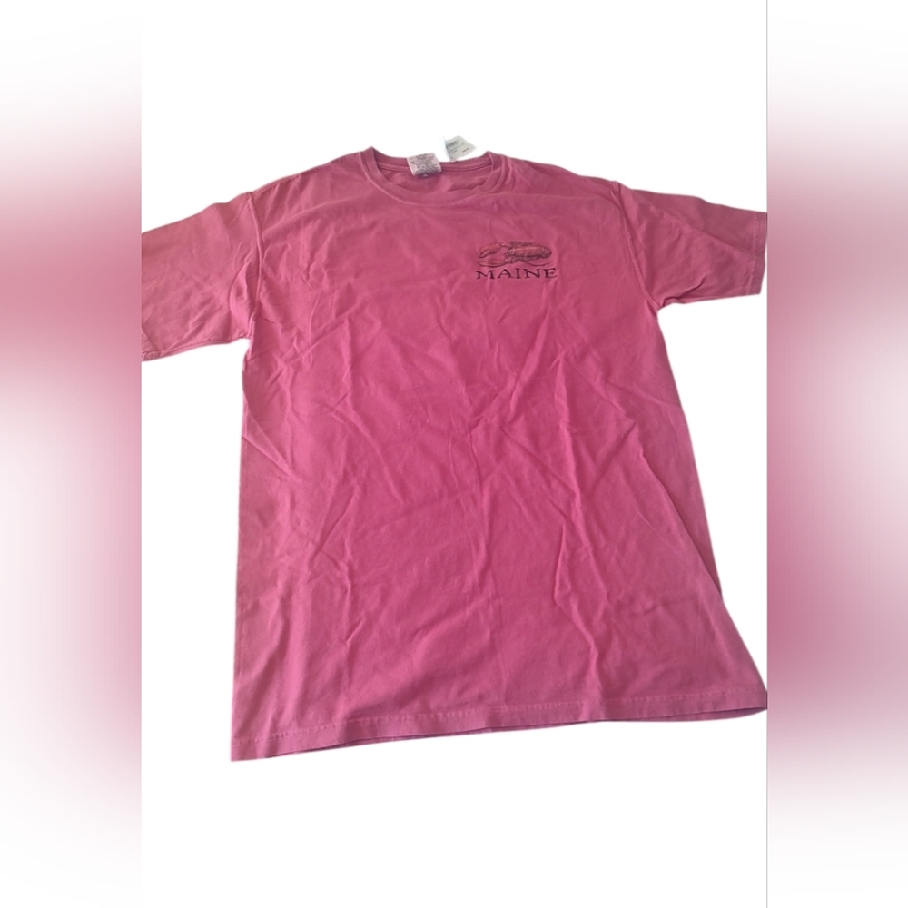 Maine Lobster Unisex Size Medium T-shirt Vintage NWT Pink